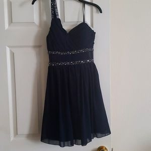 Formal Navy Blue Dress